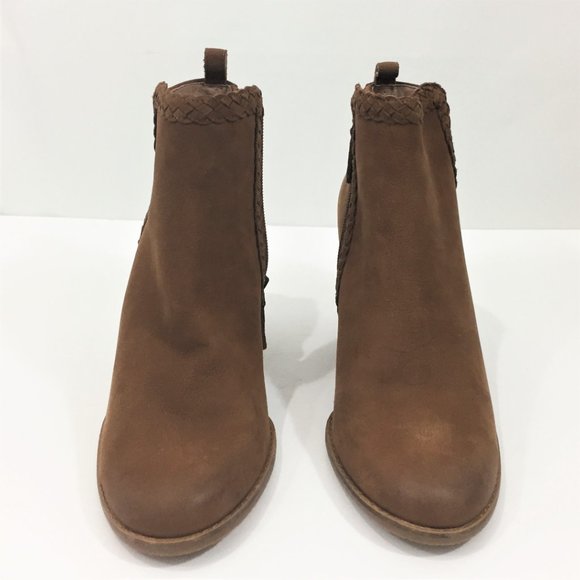 NWOT Caslon Whitney Wedge Nubuck Bootie - 9.5 - Picture 4 of 8